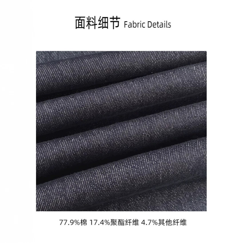 Yuxene High Waist Wide Leg Denim Pants for Women, Raw Denim Commute Trousers KN006