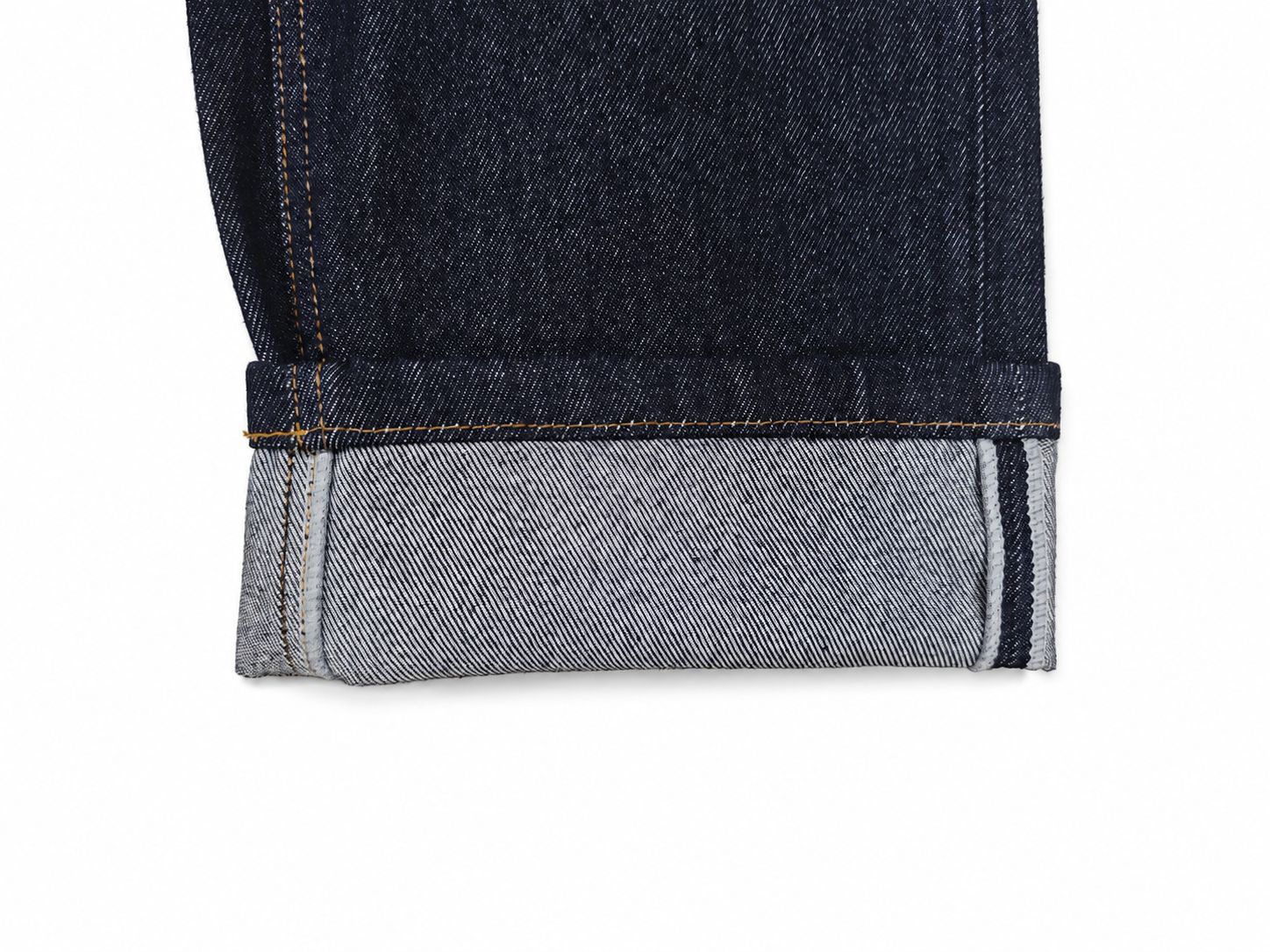 Yuxene High Waist Wide Leg Denim Pants for Women, Raw Denim Commute Trousers KN006