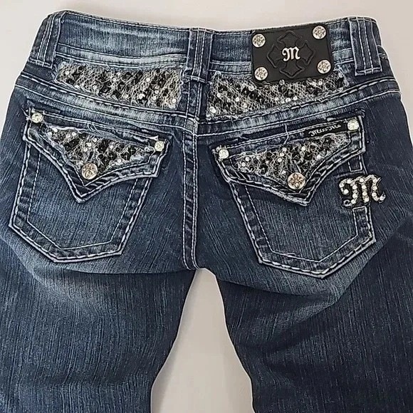 Women Sequin Wide Leg Jeans High Waist Vintage Streetwear Denim Pants