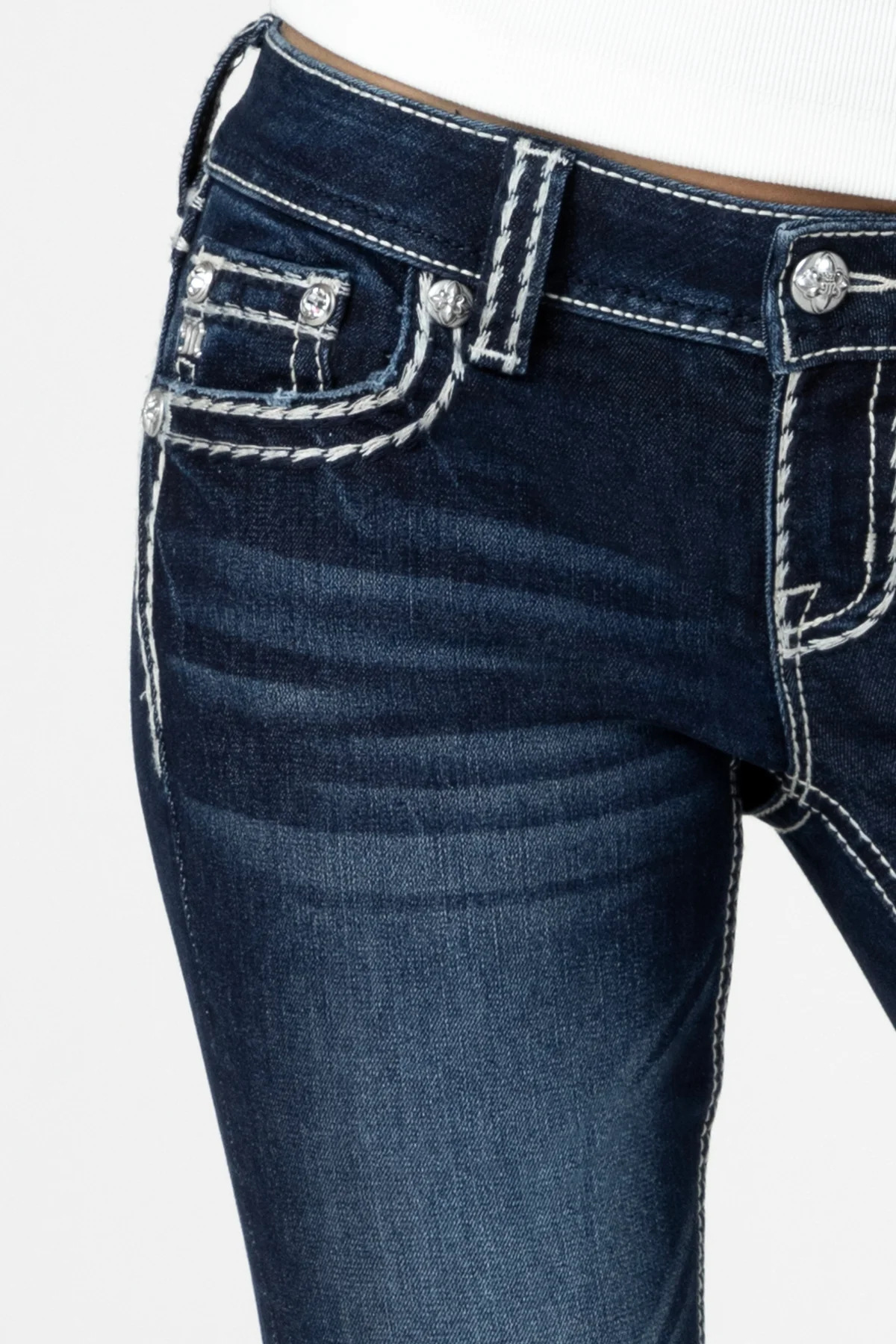 Women Sequin Wide Leg Jeans High Waist Vintage Streetwear Denim Pants
