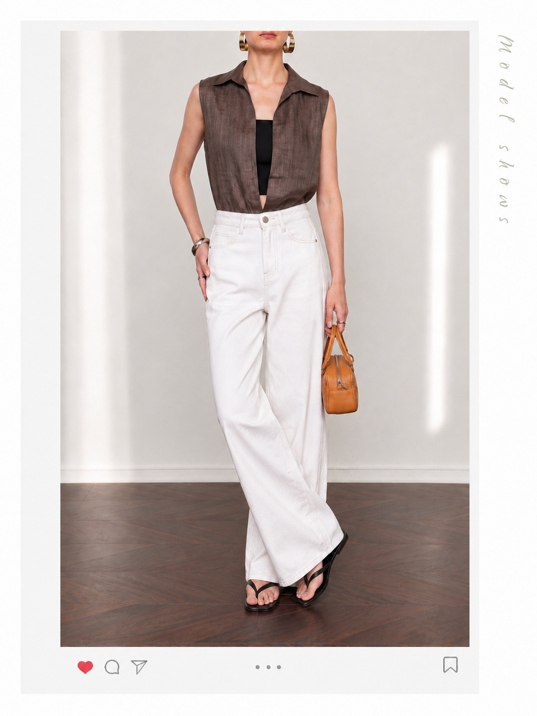 YUNCHANG Women's Wide Leg Jeans Straight Loose High Waist Tencel Lyocell Cotton Pants