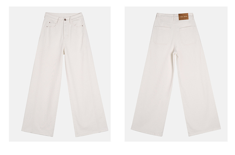 YUNCHANG Women's Wide Leg Jeans Straight Loose High Waist Tencel Lyocell Cotton Pants