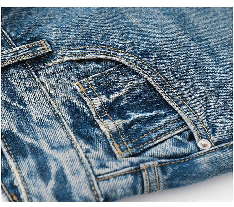 Women's High Waist Denim Shorts, Cotton Slimming A-Line Hot Pants for Summer