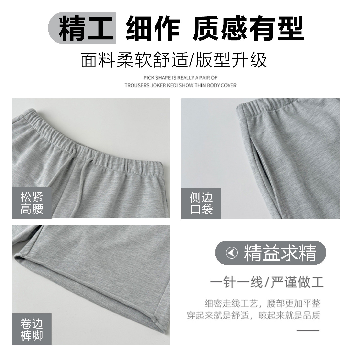 Women Cotton Lounge Shorts, Lightweight High Waist Wide Leg Summer Casual Shorts