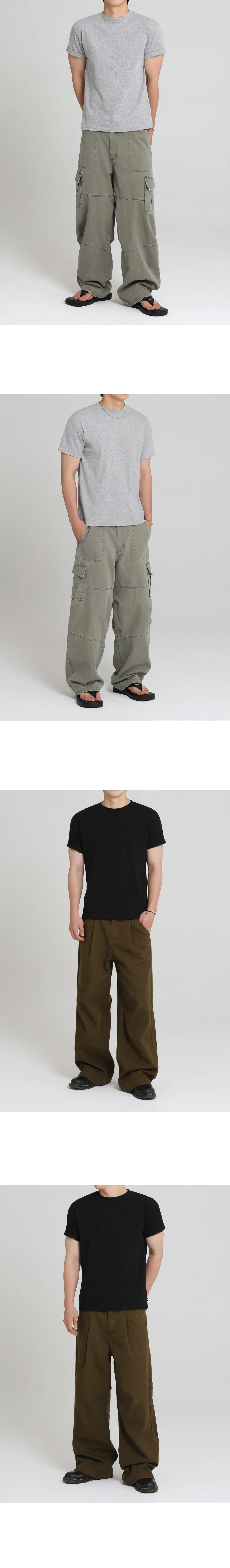 Men's Cotton Crew Neck Short Sleeve T-Shirt, Slim Fit Solid Color Summer Casual Top