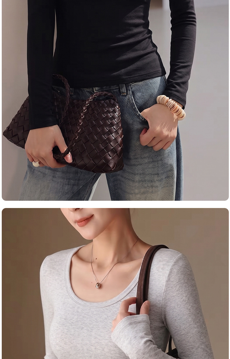 Women Long Sleeve U Neck Cotton T Shirt Slim Fit Solid Color Knit Top for Daily Wear