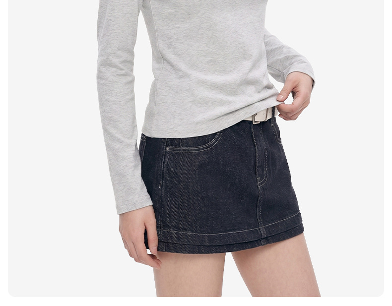 Women Long Sleeve U-Neck Fleece Lined T-Shirt, Slim Fit Cotton Blend Base Layer for Daily Wear