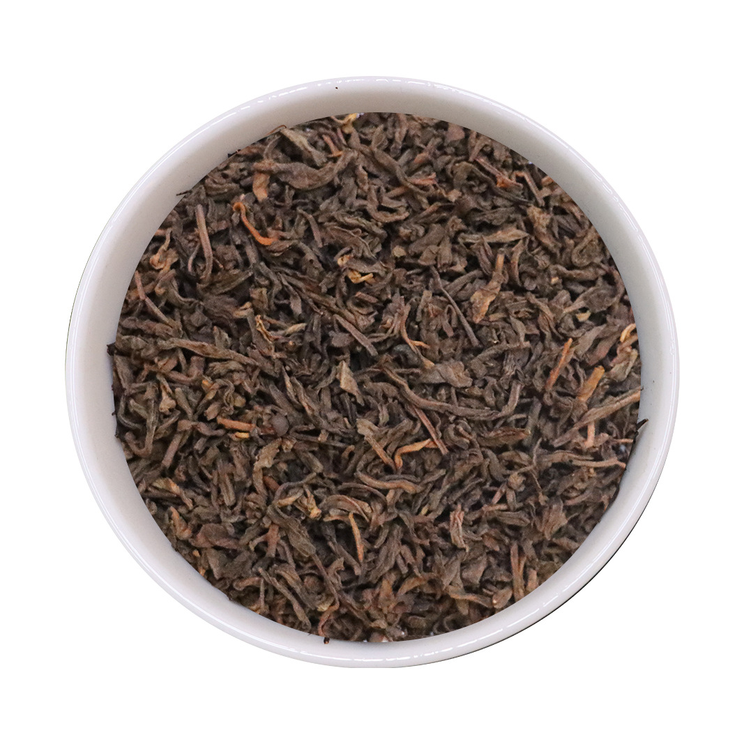 Yunnan Ripe Pu-erh Tea Loose Leaf, 500g Bulk Pack for Home Brewing