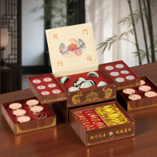 Ripe Pu-erh Tuo Cha Tea Gift Box, 370g Menghai Ripe Pu-erh Mini Tuo Tea for Home