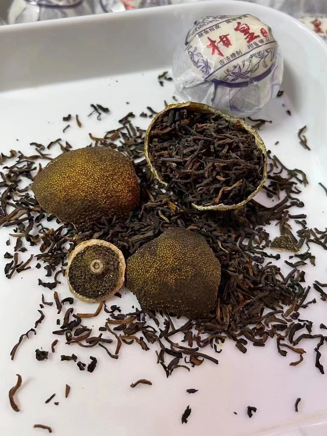 Xiao Qing Gan Mandarin Pu-erh Tea, 500g Loose Leaf Stuffed Citrus Tea from China