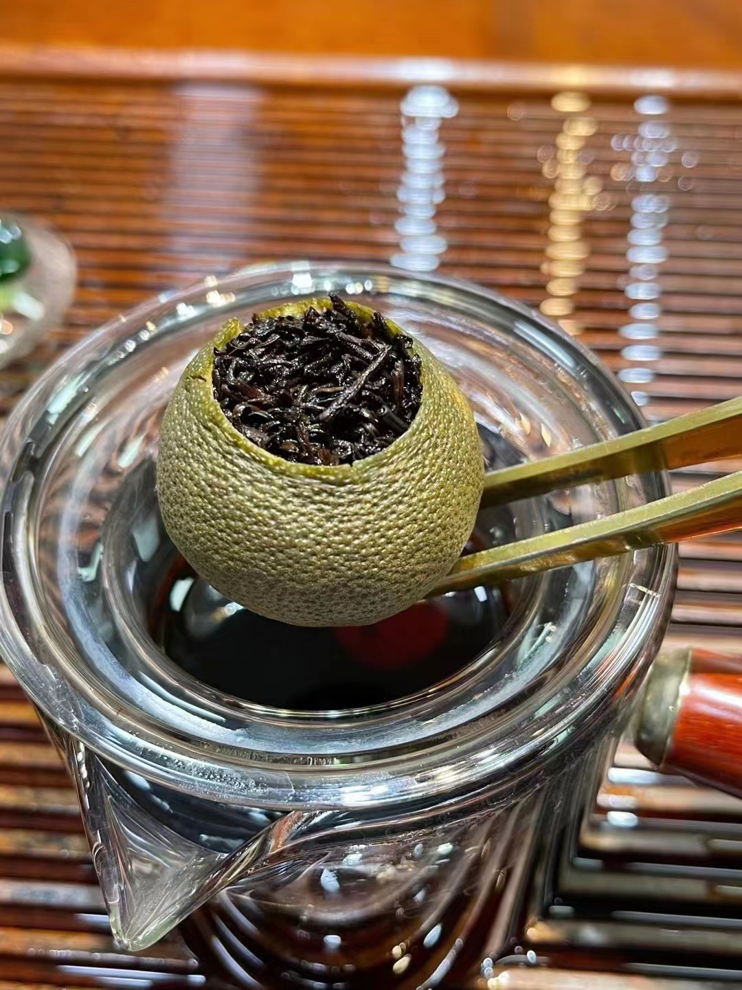 Xiao Qing Gan Mandarin Pu-erh Tea, 500g Loose Leaf Stuffed Citrus Tea from China