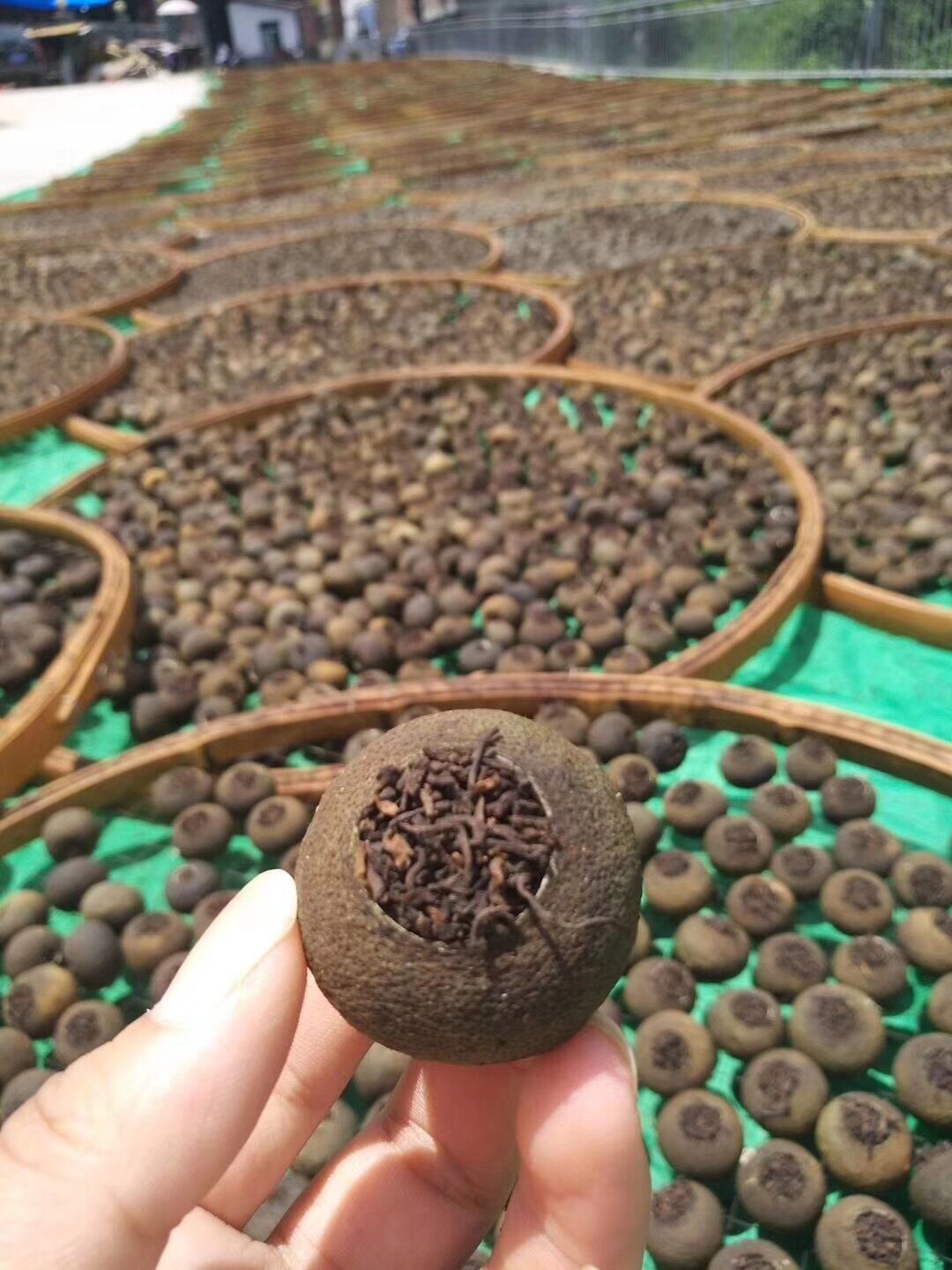 Xiao Qing Gan Mandarin Pu-erh Tea, 500g Loose Leaf Stuffed Citrus Tea from China