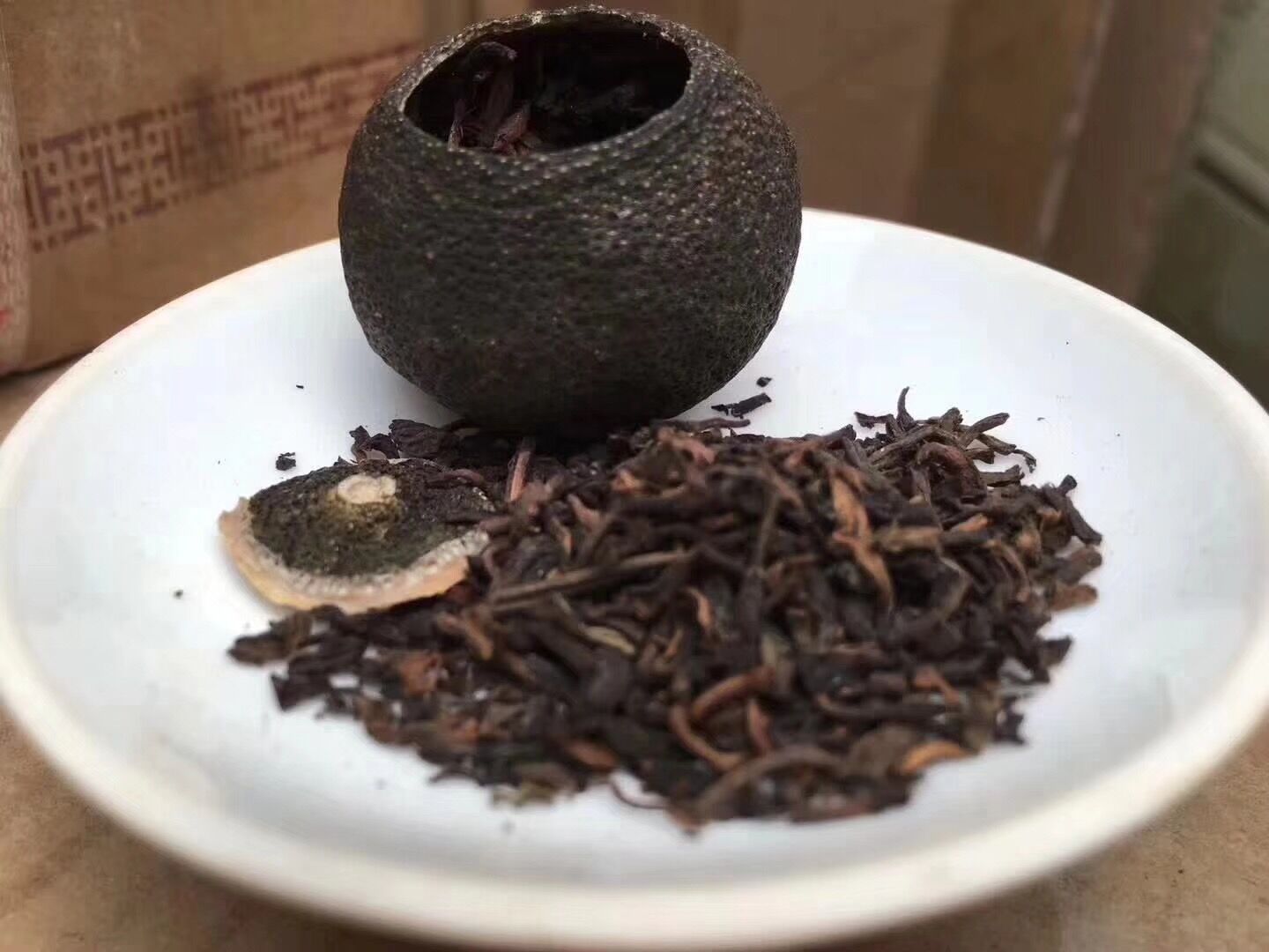 Xiao Qing Gan Mandarin Pu-erh Tea, 500g Loose Leaf Stuffed Citrus Tea from China