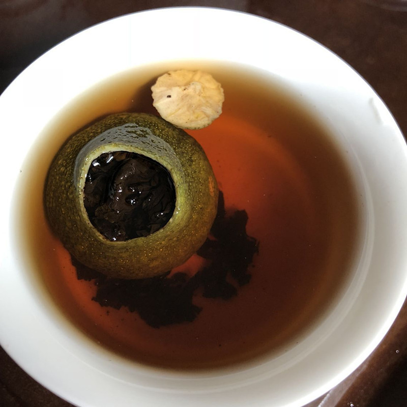 Xiao Qing Gan Mandarin Pu-erh Tea, 500g Loose Leaf Stuffed Citrus Tea from China