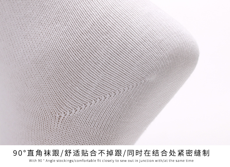 Men's Cotton Crew Socks, 5 Pairs Solid Color Athletic Socks for Winter, Black and Grey