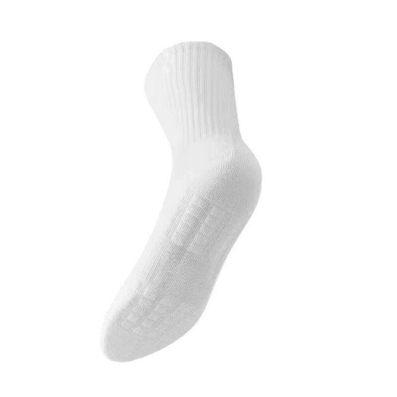 Cotton Athletic Crew Socks for Tennis, Running and Badminton, Moisture-Wicking Cushioned Sports Socks