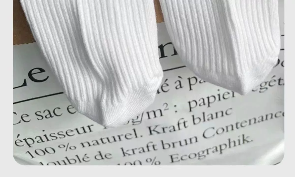 Men's Thin Breathable Ankle Socks, Black and White Striped Low Cut Boat Socks for Spring Casual Wear