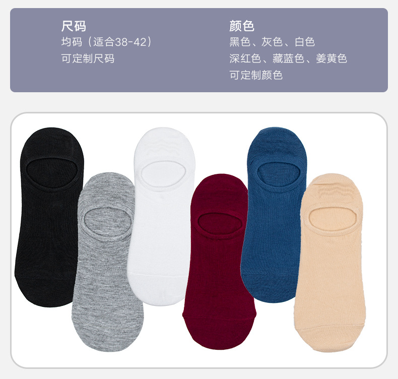 Men's and Women's Low Cut Ankle Socks, Thin Polyester Boat Socks, Sweat-Absorbing Odor-Resistant, Black White Gray