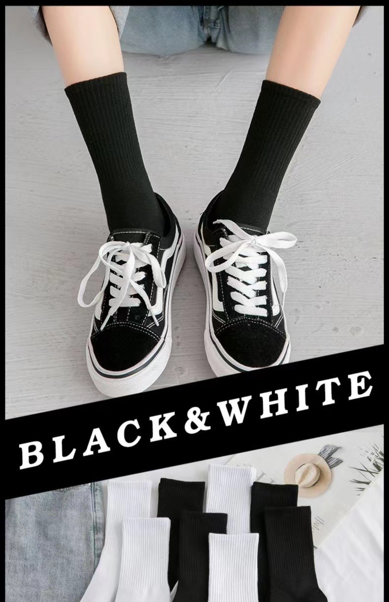 Men's Polyester Crew Socks, Solid Color Anti-Slip Athletic Socks for Basketball and Daily Wear