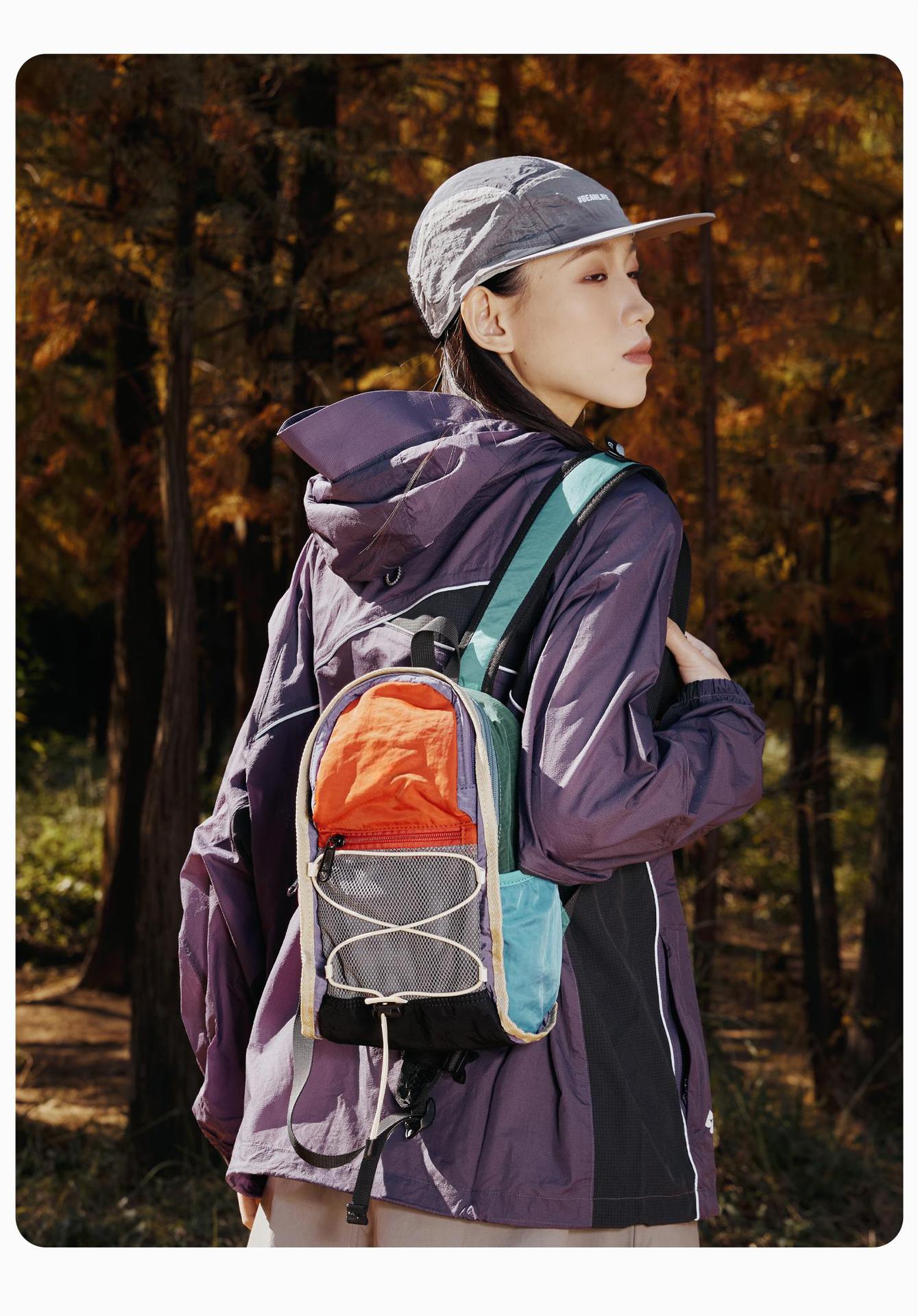 Lightweight Nylon Hiking Backpack, 36-55L Multi-Functional Outdoor Travel Daypack for Men and Women