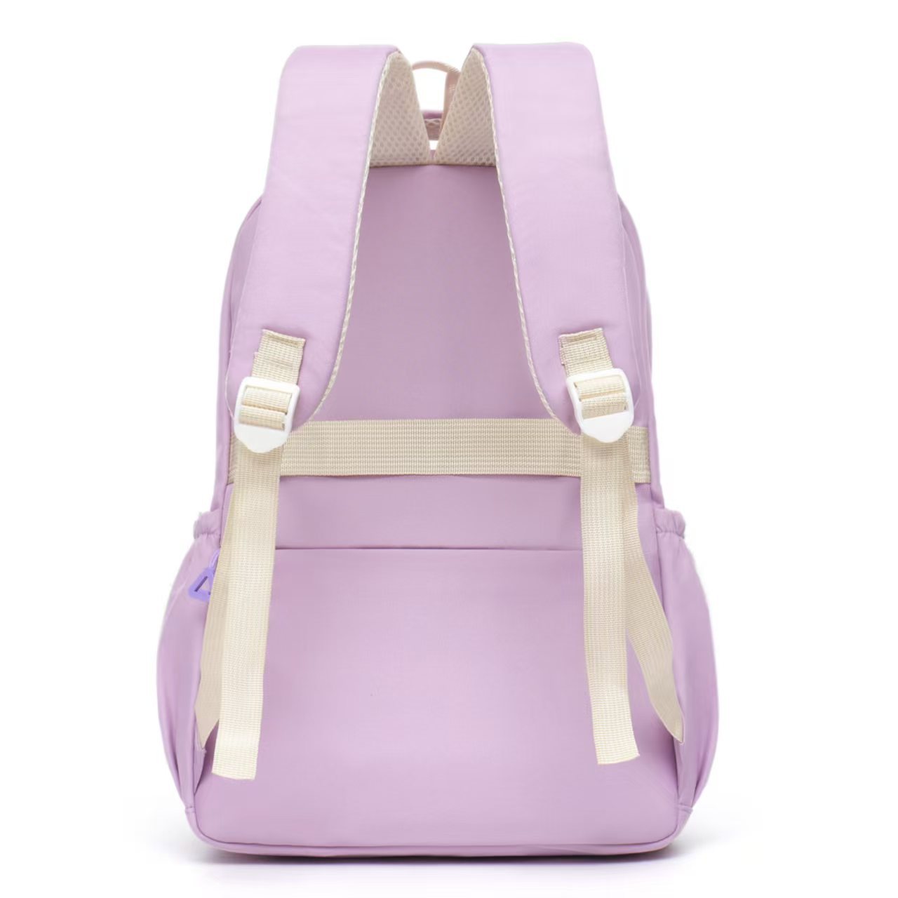 Ronglida Nylon School Backpack for Women and Men, Casual Daypack Fits 13 Inch Laptop