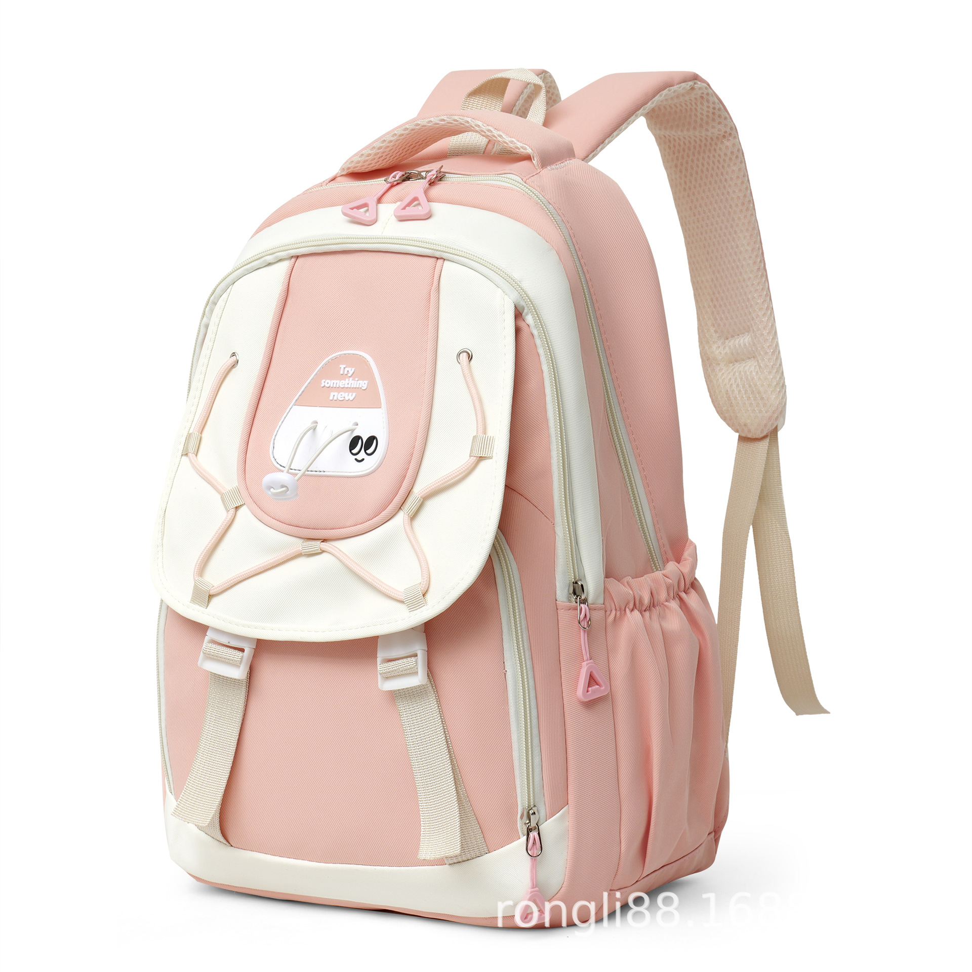 Minimalist Nylon Backpack for College Students, Lightweight Casual Travel Daypack Fits 10-Inch Laptop