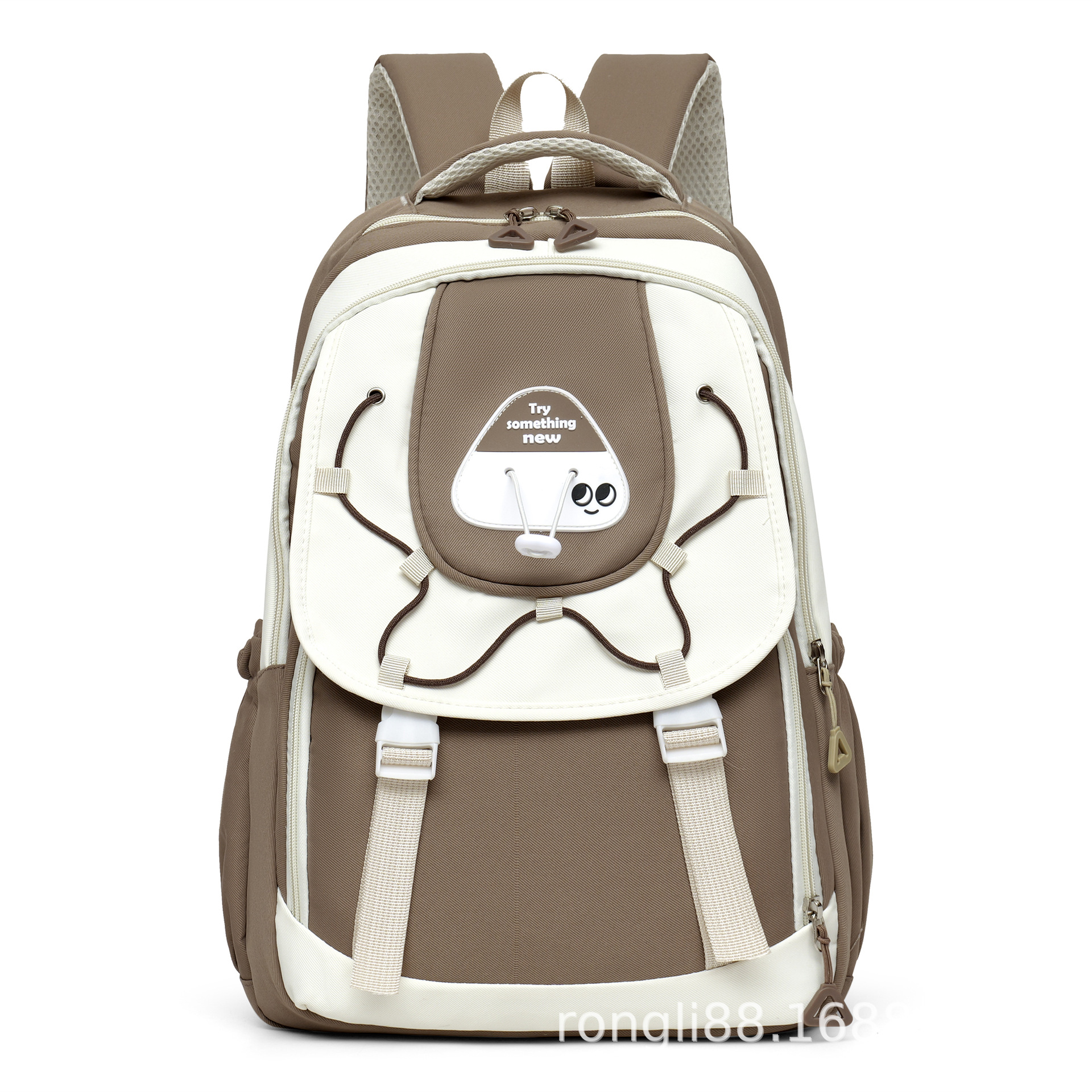 Minimalist Nylon Backpack for College Students, Lightweight Casual Travel Daypack Fits 10-Inch Laptop