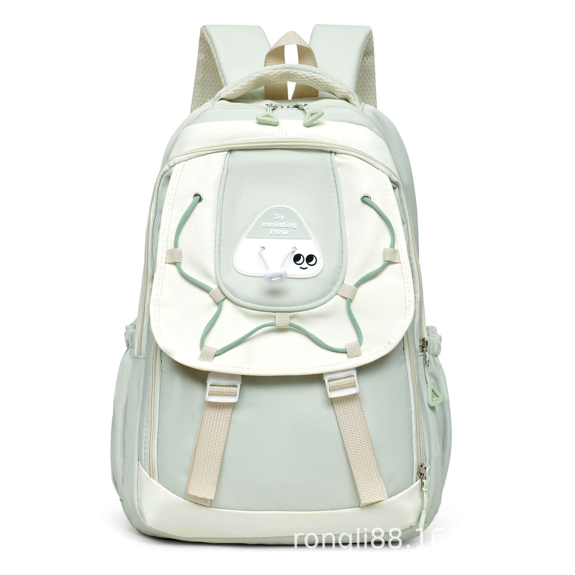 Minimalist Nylon Backpack for College Students, Lightweight Casual Travel Daypack Fits 10-Inch Laptop