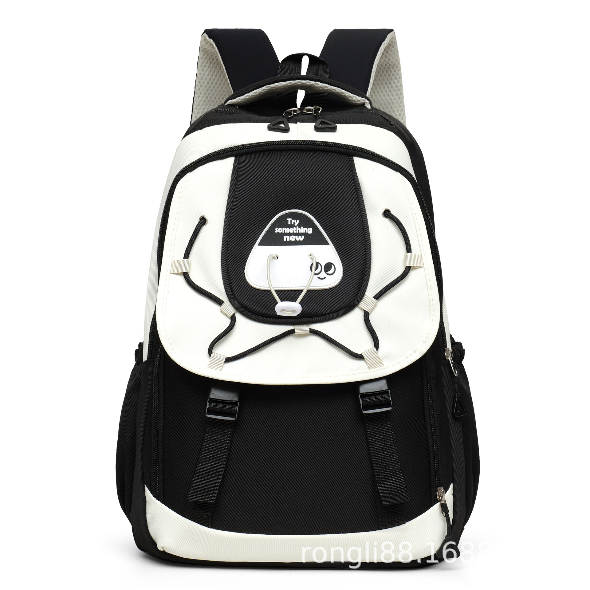 Minimalist Nylon Backpack for College Students, Lightweight Casual Travel Daypack Fits 10-Inch Laptop