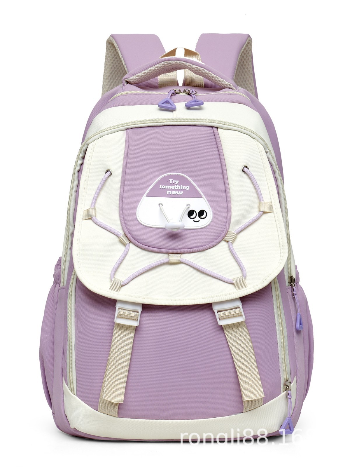 Minimalist Nylon Backpack for College Students, Lightweight Casual Travel Daypack Fits 10-Inch Laptop