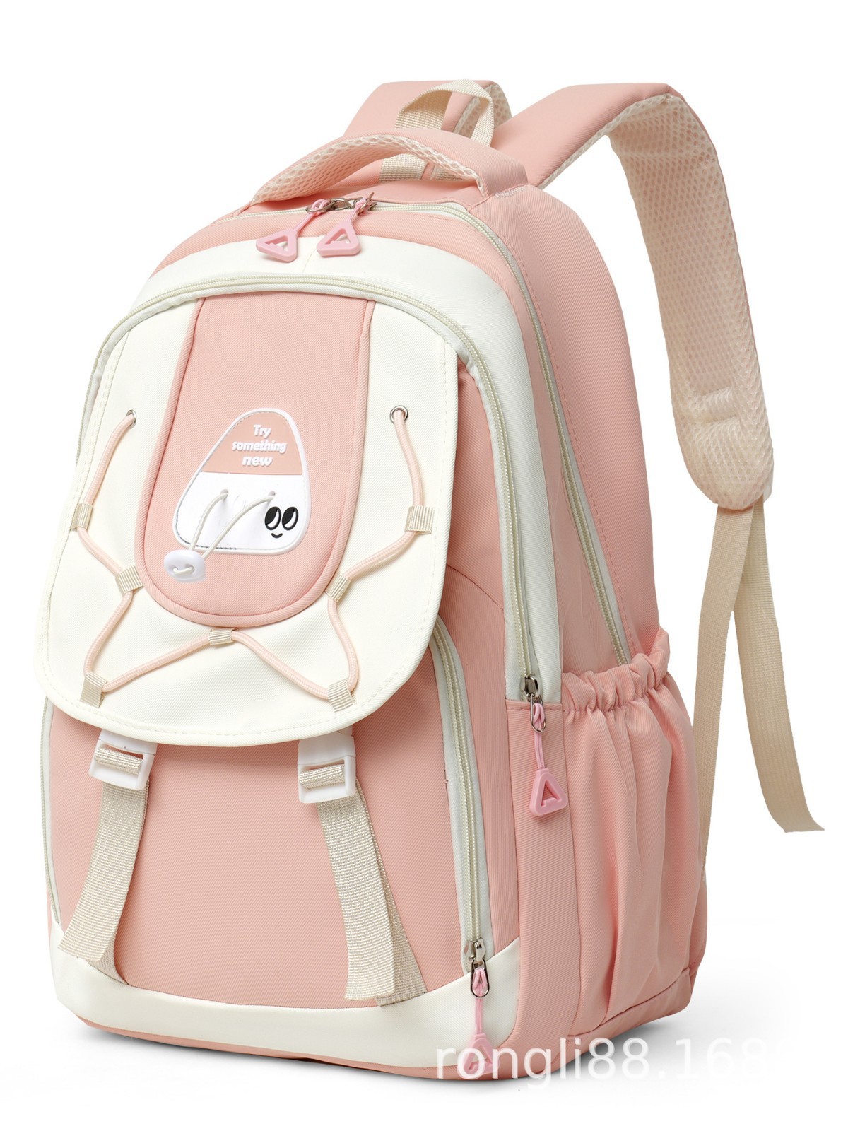 Minimalist Nylon Backpack for College Students, Lightweight Casual Travel Daypack Fits 10-Inch Laptop