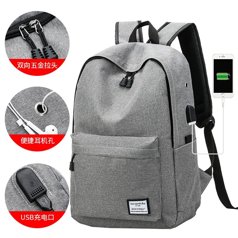 Oxford Cloth Backpack for Teens, 20-35L Large Capacity School Bag with 15-Inch Laptop Compartment, Unisex Casual Travel