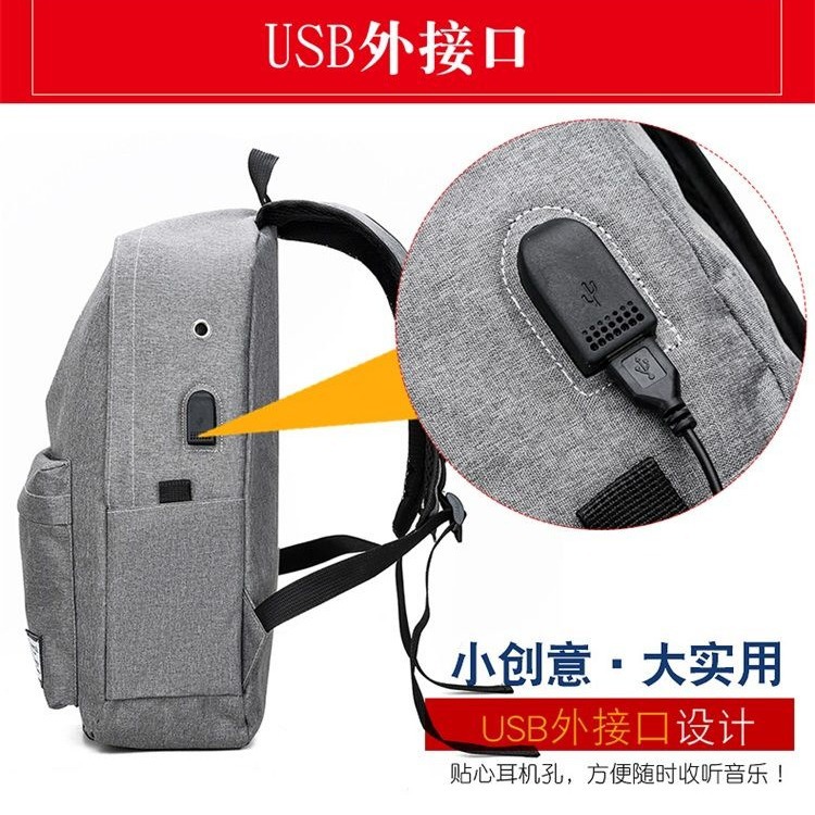 Oxford Cloth Backpack for Teens, 20-35L Large Capacity School Bag with 15-Inch Laptop Compartment, Unisex Casual Travel