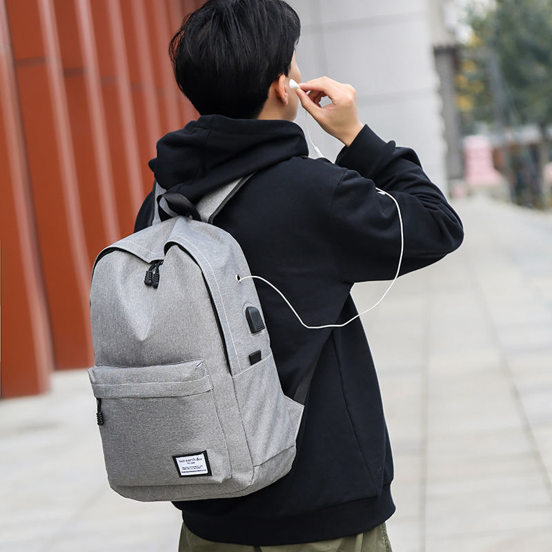 Oxford Cloth Backpack for Teens, 20-35L Large Capacity School Bag with 15-Inch Laptop Compartment, Unisex Casual Travel
