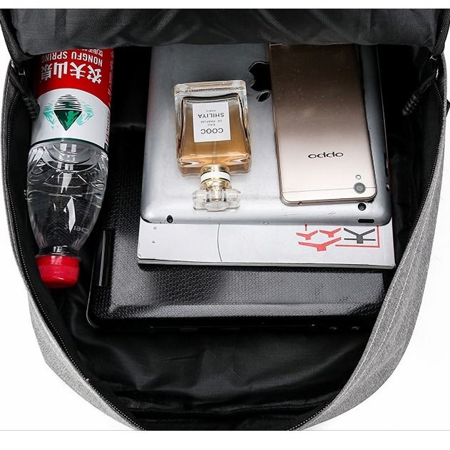 Oxford Cloth Backpack for Teens, 20-35L Large Capacity School Bag with 15-Inch Laptop Compartment, Unisex Casual Travel