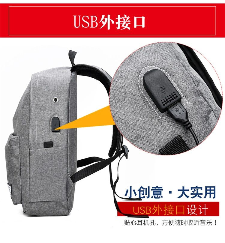 Oxford Cloth Backpack for Teens, 20-35L Large Capacity School Bag with 15-Inch Laptop Compartment, Unisex Casual Travel