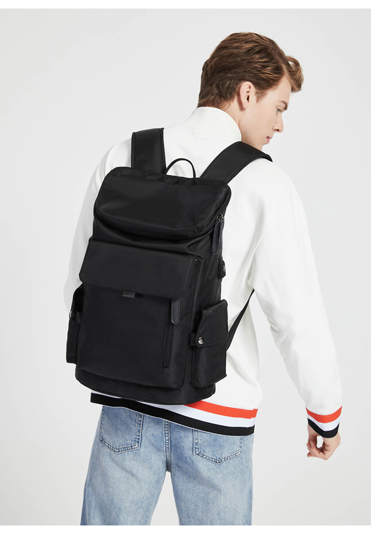 Waterproof Oxford Backpack for Men, 15.6 Inch Laptop Bag, 20-35L Large Capacity Travel School Backpack