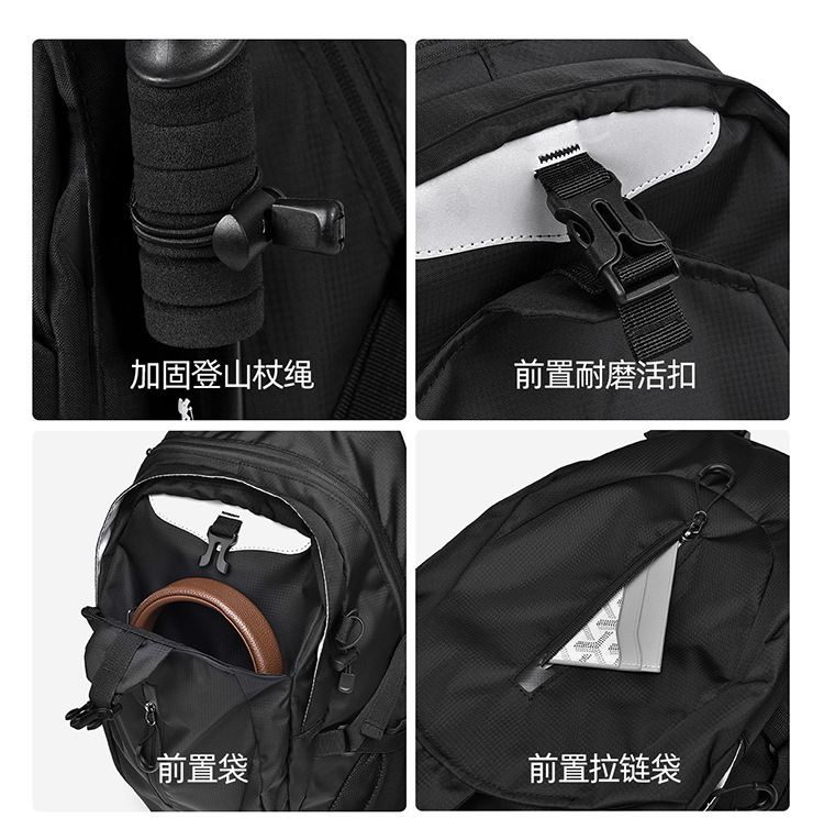 Feisha Oxford Cloth Hiking Backpack for Men and Women, Breathable Multi-Function Outdoor Travel Daypack Under 20L