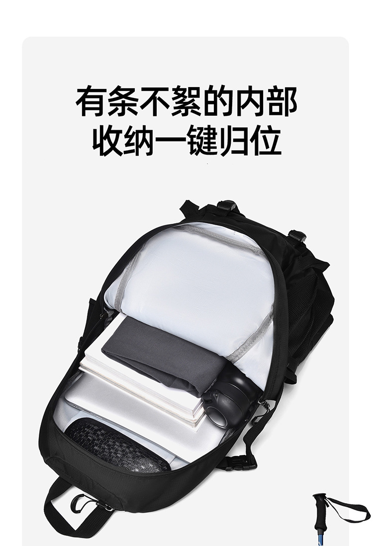Feisha Oxford Cloth Hiking Backpack for Men and Women, Breathable Multi-Function Outdoor Travel Daypack Under 20L