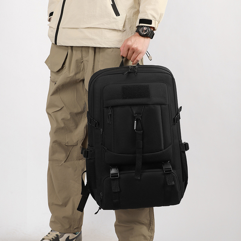 Oxford Cloth Hiking Backpack 20-35L Breathable Tactical Daypack for Outdoor Trekking and Travel