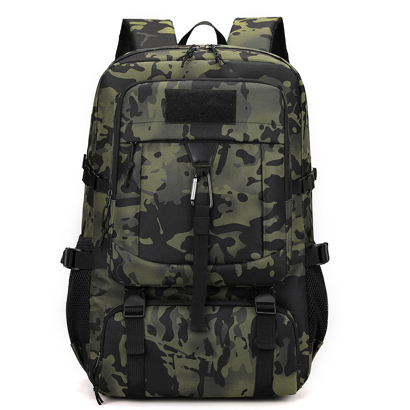 Oxford Cloth Hiking Backpack 20-35L Breathable Tactical Daypack for Outdoor Trekking and Travel