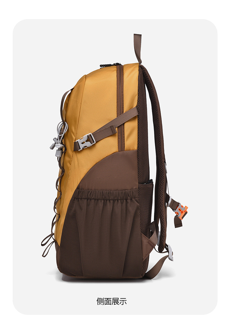 Feisha 20-35L Hiking Backpack, Water-Resistant Nylon Daypack for Men and Women, Breathable Outdoor Trekking Bag