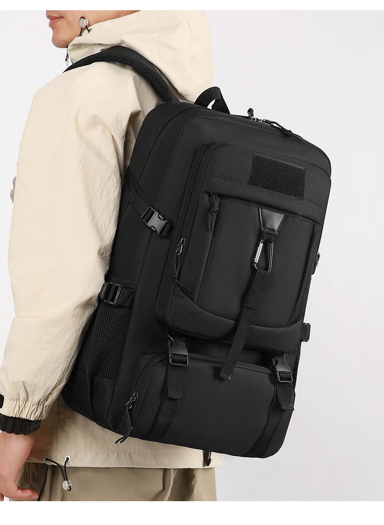 Oxford Cloth Hiking Backpack 20-35L Breathable Tactical Daypack for Outdoor Trekking and Travel