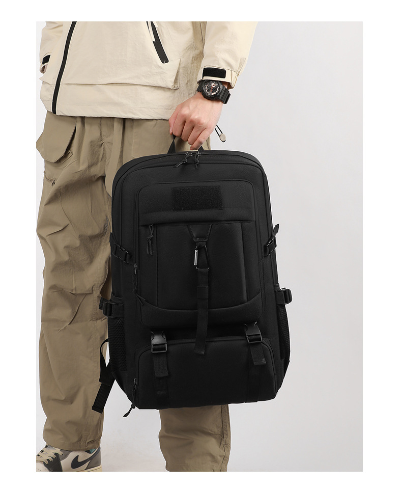 Oxford Cloth Hiking Backpack 20-35L Breathable Tactical Daypack for Outdoor Trekking and Travel