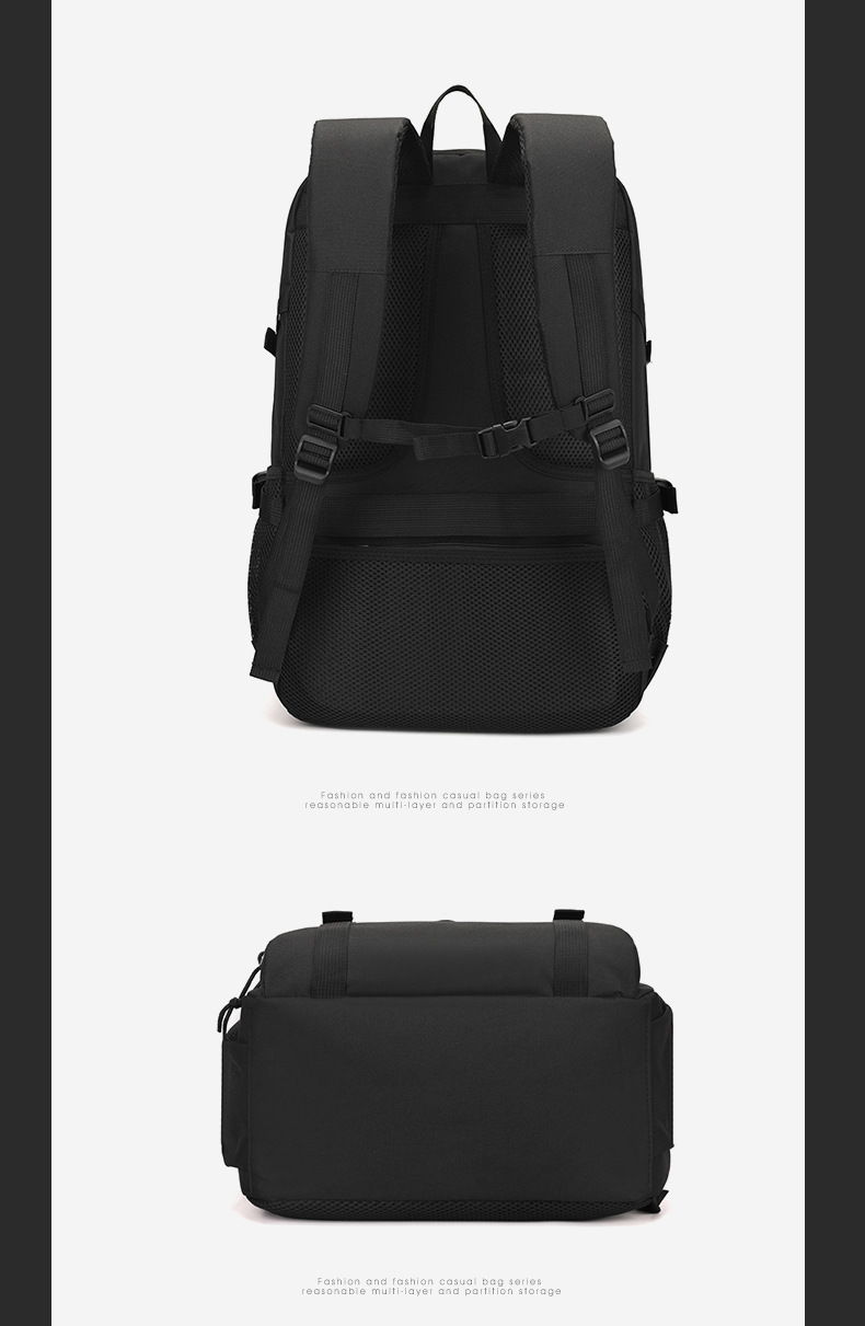 Oxford Cloth Hiking Backpack 20-35L Breathable Tactical Daypack for Outdoor Trekking and Travel
