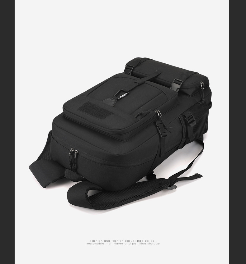 Oxford Cloth Hiking Backpack 20-35L Breathable Tactical Daypack for Outdoor Trekking and Travel