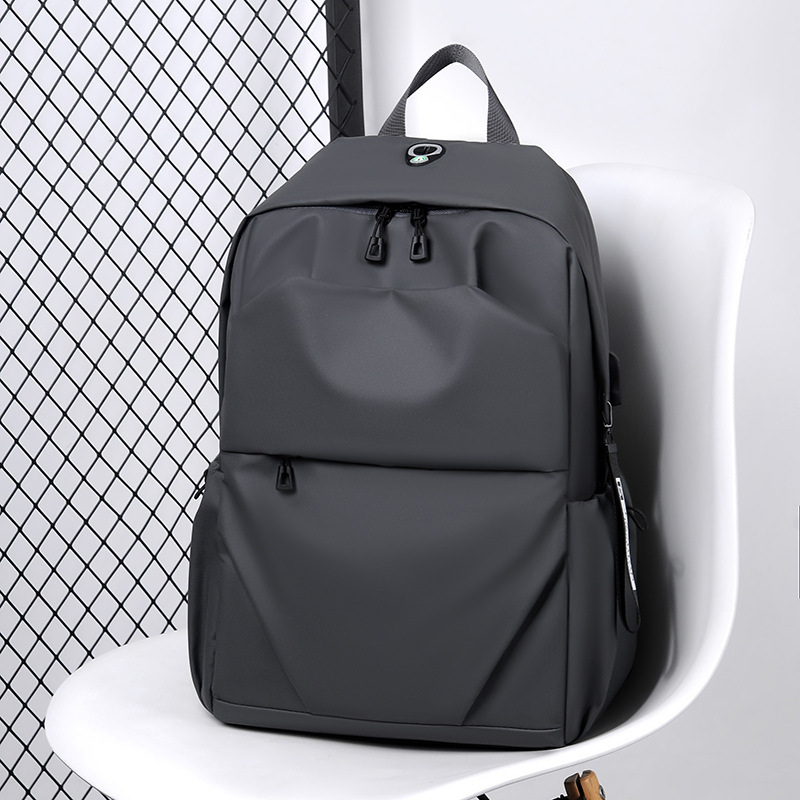 Water-Resistant Oxford Cloth Commuter Backpack, 20-35L Large Capacity Laptop Backpack for Travel and School