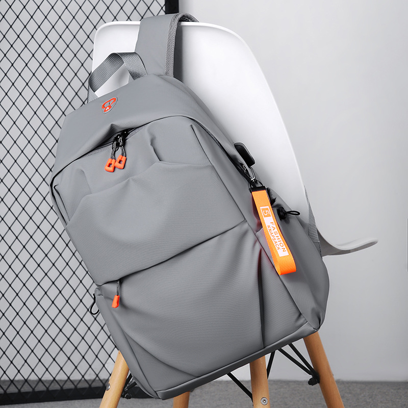 Water-Resistant Oxford Cloth Commuter Backpack, 20-35L Large Capacity Laptop Backpack for Travel and School