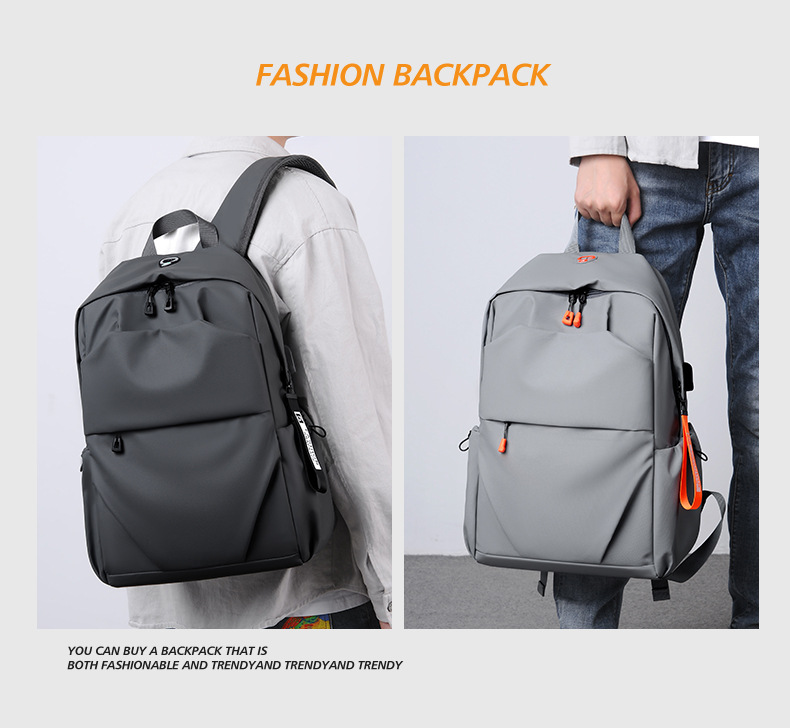Water-Resistant Oxford Cloth Commuter Backpack, 20-35L Large Capacity Laptop Backpack for Travel and School