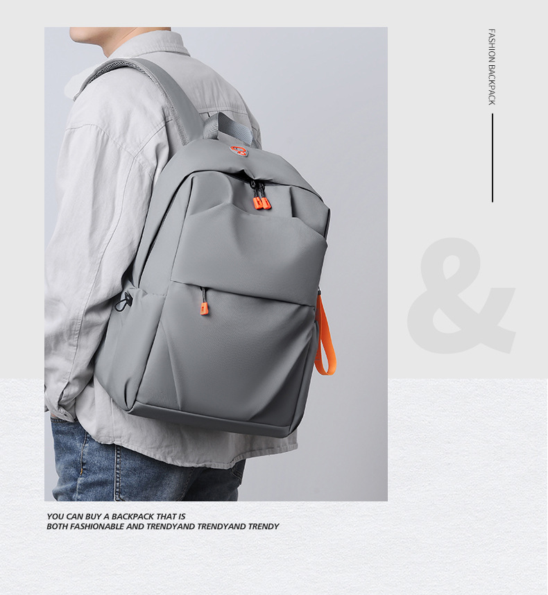 Water-Resistant Oxford Cloth Commuter Backpack, 20-35L Large Capacity Laptop Backpack for Travel and School